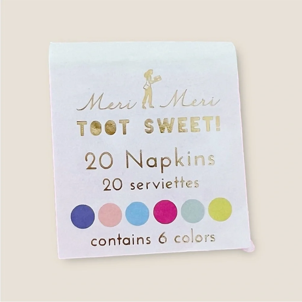 Meri Meri TOOT SWEET Fiesta Theme 20 piece disposable Napkins